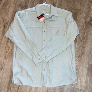 Vintage 90s Marlboro Gear Men's Button Up Long Sleeve Shirt NWT Sz Large